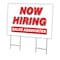 Signmission Now Hiring Sales Associates Yard & Stake outdoor plastic coroplast window, C-2436 SALES ASSOCIATES C-2436 SALES ASSOCIATES - alternate 1